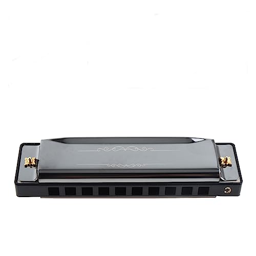 PacuM Harmonica par Instrument Clé 10 Trous 20 Tons Portable Noir Harmonica Harpe Orgue à Bouche Instrument de Musique en Acier Inoxydable for Débutant Harmonica - Les Beatles, Paul McCartney, John Lennon, RIngo Starr, George Harrison PacuM Harmonica par Instrument Clé 10 Trous 20 Tons Portable Noir Harmonica Harpe Orgue à Bouche Instrument de Musique en Acier Inoxydable for Débutant Harmonica