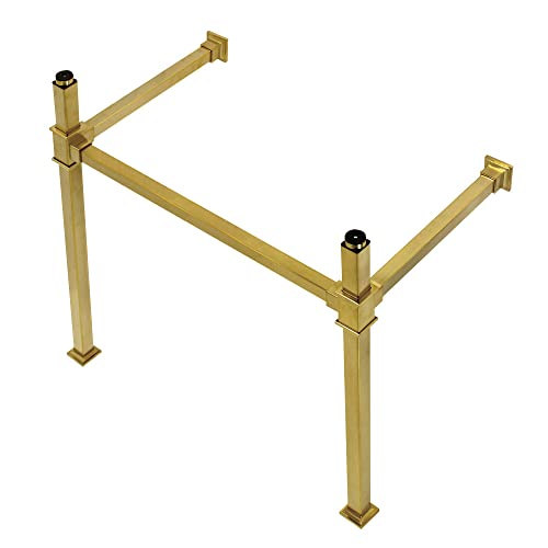Kingston Brass VPB3328SQ7 Monarch Console Sink Legs, Brushed Brass