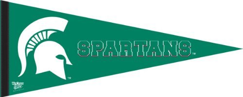 Fanion Michigan State Spartans décoration chambre ado US
