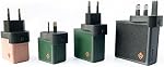 SlimQ International Convertisseur de puissance (UK, DE, AU, EU) - 30W, 65W, 100W, 150W - Type G, F, I, E - Gery