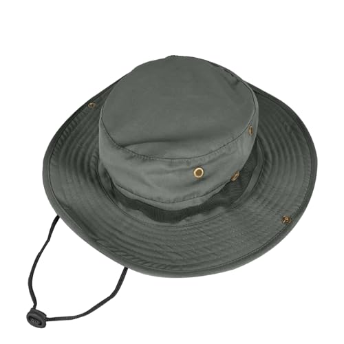 Image of Sun Hats for Men Women Bucket Hat UPF 50+ Boonie Hat Foldable UV Protection Hiking Beach Fishing Summer Safari