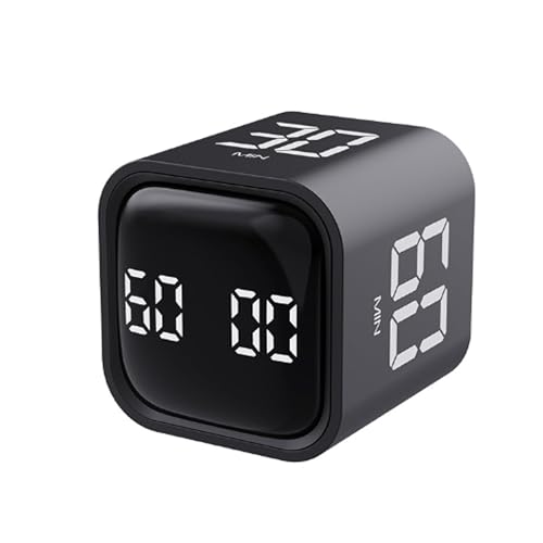 Productivity Timer Flip Gravity Sensor Cube Timer With Countdown & Countup & Stopwatch- Pomodoro Timer Cube,Adjustable Volume & Vibration Alert,Preset 5/10/30/60 Min - Image 3