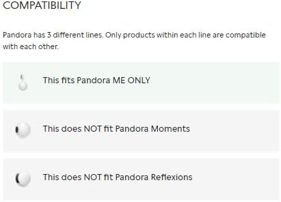 PANDORA ME Compatible Charm Jewelry | Crescent Moon Crystal Dangle Charm | Sterling Silver | Fits ME Series Bracelets Only | True Blue