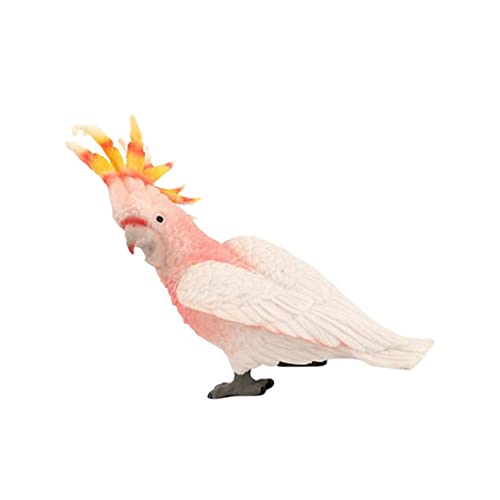 EXCEART Plastic Parrot Model Simulation Parrot Figure Educational Bird Model Boys and Girls Toy Animal Learning Ornaments Home Table Centerpiece 3D