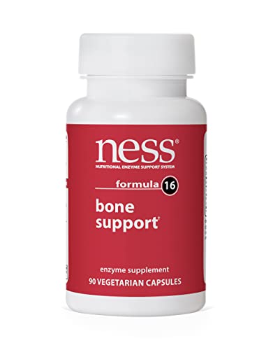 Ness Enzymes - Bone Support #16 90 caps [Health and Beauty]