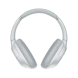 Sony WH-CH710N – Cuffie Bluetooth Wireless Over Ear con Noise Cancelling – Batteria fino a 35 Ore – Ricarica rapida (10 min. per 60 min. di riproduzione) – Multipoint – Microfono Integrato – Bianco