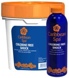 Caribbean Spa Fast-Dissolving Chlorine-Free Shock Oxidizer for Hot Tubs Presented by Pool Stuff Express (2.2Lb)