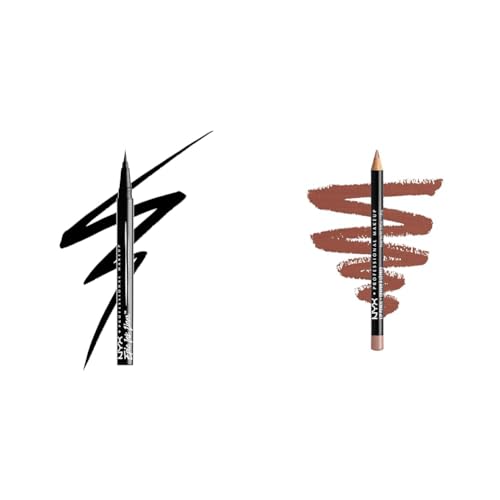 NYX Epic Ink Liner Negro y Lápiz Labial Café miniatura 1