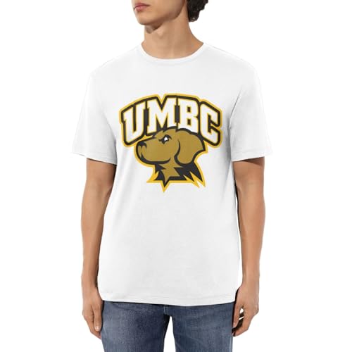 UMBC Retrievers 180g Men's Cotton Round-Neck Short-Sleeved T-Shirt