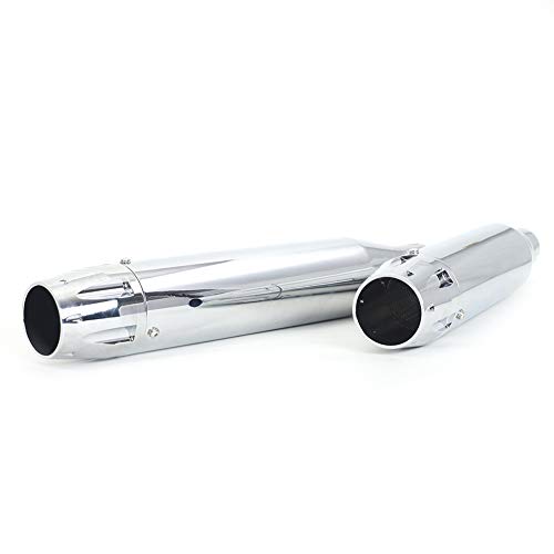 TARAZON 3' Silenciador de escape para Harley Davidson Sportster XL 883/1200 2014-2020(Cromo)