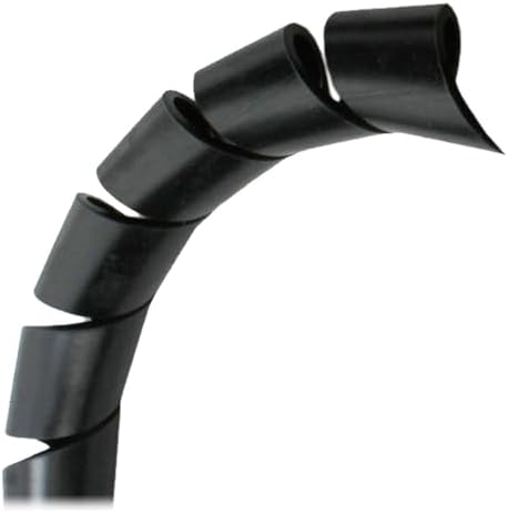 Black 3/8" Spiral Wrap - Pacer - 100' Roll image 2