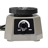 Dental Plaster Vibrator 4'' Round Gypsum Variable Intensity Shaker Oscillator 100W Lab Equipment Adjustable Speed (220V European Standard Plug)