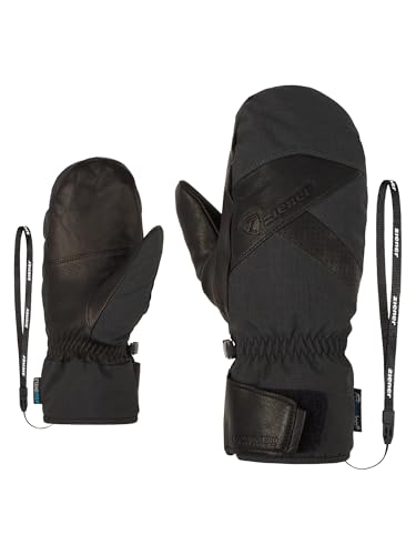 Ziener Herren GETTERO-Z Ski-Fäustling/Wintersport | wasserdicht, Wolle, Thermoshield, Grey Iron tec, 11