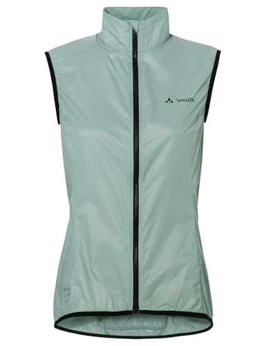 VAUDE Fahrradweste Matera Air Vest, ultraleichte Windweste Radsport Damen, wasserabweisende Weste Rennrad Damen, winddichte Sportweste reflektierend