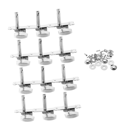 GOOHOCHY 2Sets Electric Guitar Tuning Pegs Durable Knobs for Precise Tuning Compatible with Various Guitar Types Easy to Install for Optimal Sound Quality