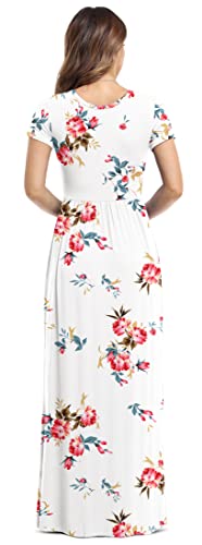 Image of VIISHOW Women's Long Sleeve Loose Plain Maxi Dresses Casual Long Dresses with Pockets