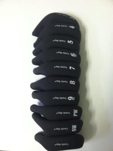 Castle Bay Softex - Juego de 10 fundas de hierro para zurdos, color negro, nuevo, 3-SW, blanco