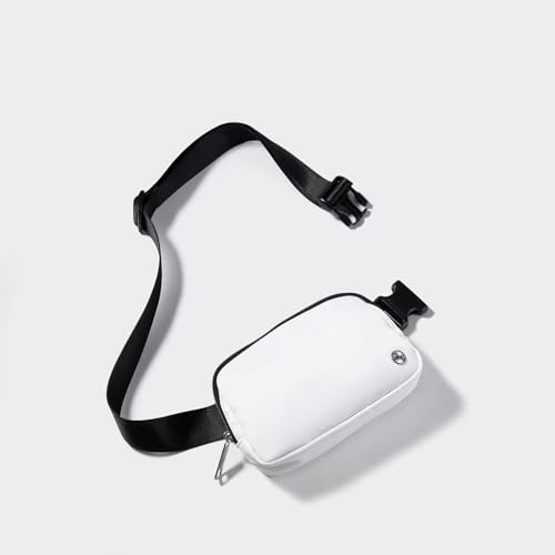 Image of Pander Belt Bag for Women, Fashion Waist Packs, Crossbody Bags, Everywhere Belt Bag with Adjustable Strap (White).