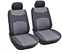 OPT.® Brand. Grey Color Fabric Cloth 2 Front Car Seat Covers Fit Audi A3 A4 A6 A7 A8 allroad Q5 Q3 Q7 SQ5