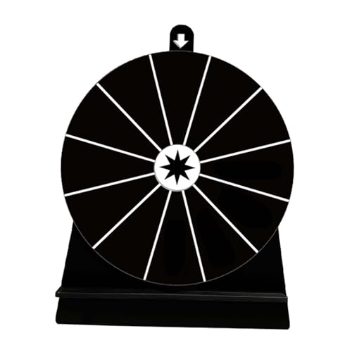 Fancyes Rotating Wheel Drinking Game for Adults with Base Stand Turntable Game Roulette Wheel for Party Entertainment Home Commercial