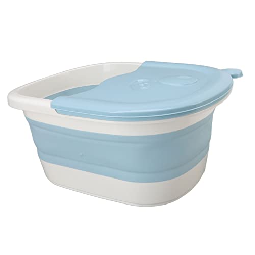 Tina Plegable para Baño de Pies con Asa Azul miniatura 7