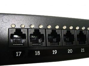 Alzatex Patch Panel Block w/ 8 RJ45 Ports LED