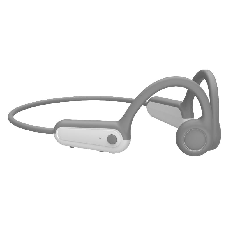 Image of AYI True Bone Conduction Bluetooth Headphones Open Ear Headset Painless Wear Stereo Earphone 11H Playtime Lightweight Stable & Comfortable Sports Headphone for Driving Bicycling Running Skiing-White