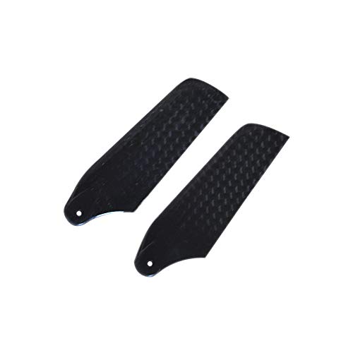 Part & Accessories 2Pcs Carbon Fiber 62Mm Tail Blades Rotor For Align Trex 450 Rc Helicopter Drone Propeller Accessory #TOP2