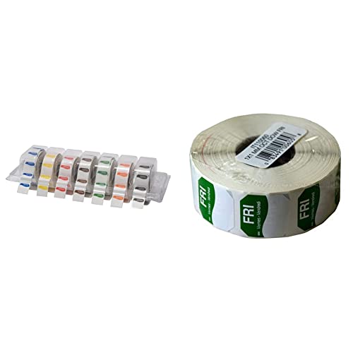 DayMark Safety Systems I132152 Dissolvable 3/4" Square Labels for Day of The Week Marking