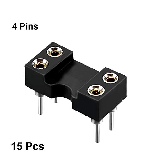 Adaptateur puce DIP IC 4 broches pas 2.54mm uxcell pour circuit imprimé