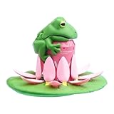 Tapa de lata de silicona reutilizable con forma de rana impresa, cubierta de sellado de cerveza para refrescos o cerveza, funda de regalo único para los amantes de las bebidas