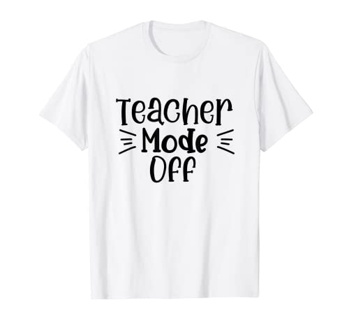 Teacher Mode Off Tie Dye Leopard Last Day Of School T-Shirt