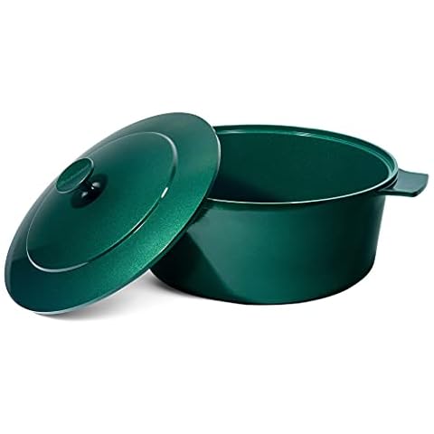 Granitestone Diamond Dutch Oven Topf mit Deckel, Ultra Nonstick Healthy Mineral und Diamond Coating Surface, Selbstbratender Deckel Cover