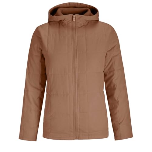 Warmth Meets Style: The Perfect Oversized Quilted Puffer Jacket for Women in Cozy Brown - Image 4