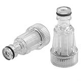 Honseadek Hochdruckreiniger-Einlassfilter für K2-K7-Serie, Hochdruck-Wasserfilter, max. 175 PSI Max, Kunststoff-Autowaschmaschinenfilter, 2 Stück, kompatibel mit K2-K7 (2 Filter)