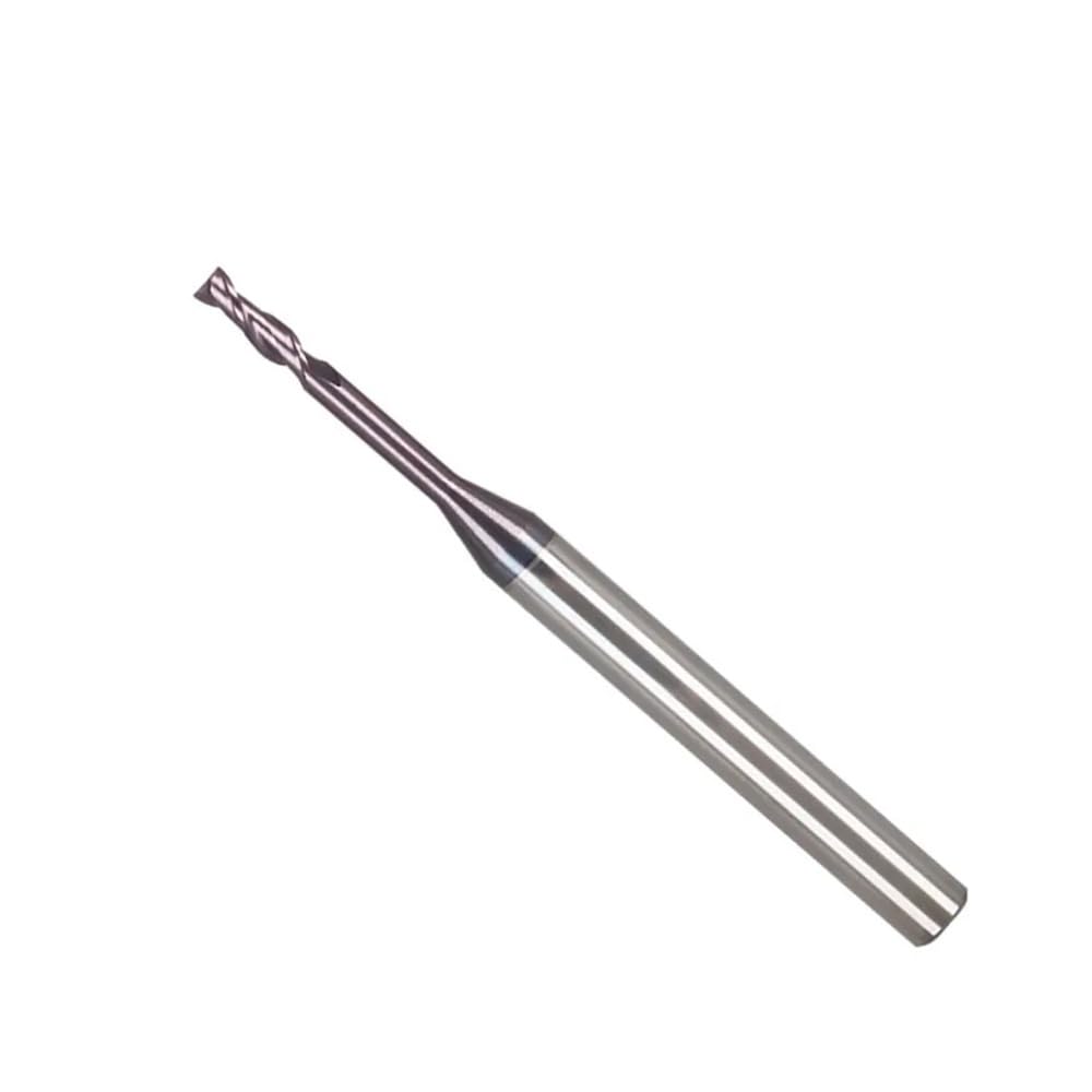 1,5 mm 2 mm tiefer Nutfräser mit langem Hals, flacher Schaftfräser, Vollhartmetall-Fräser for CNC-Maschinenschneider(2mmx20Cx4Dx50L-2F)