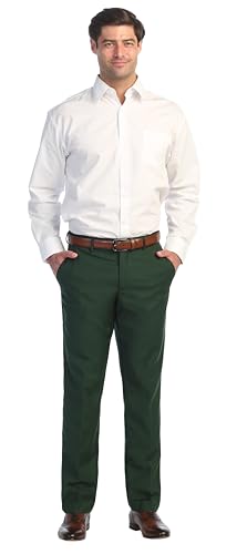 Gioberti Men's Hidden Expandable Waist Dress Pants4