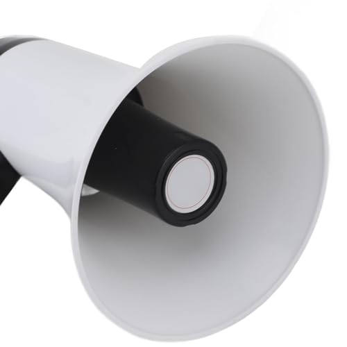 HEEPDD Megáfono Altavoz PA Bullhorn 30W Alarma Sirena Control Volumen Correa Deportes