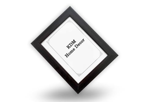 Image of Photo frame 8x10 Inch set of 2 Brown Color Flexible Glass & Synthetic Wood Hanging /Table Top Modern Photo Frame for Wall Decoration
