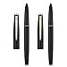 2PCS Jinhao 911 Fountain Pen Extra Fine Nib, Matte Black with Gold & Silver Trim, Lightweight and Durable, Includes Ink Cartridges & Converters, Smooth Writing Pen