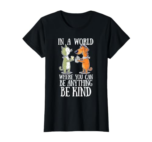 in A World Where You Can Be Anything Be Kind Unity Day T-Shirt, Women, Black, XX-Large
