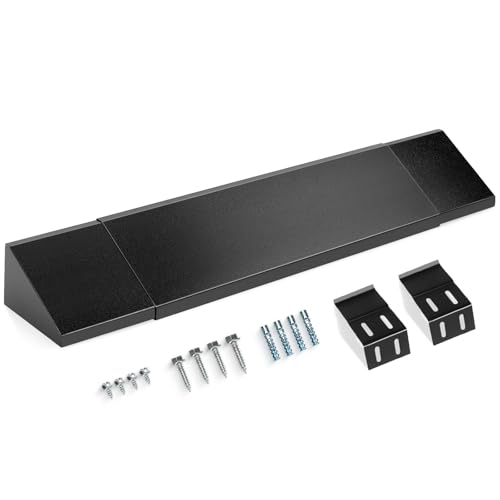 Adjustable Fireplace Hood - 28-48 Inch Heat Deflector Shield for Mantel Protection Wall Mounted Fireplace Smoke Guard (6 Inch)