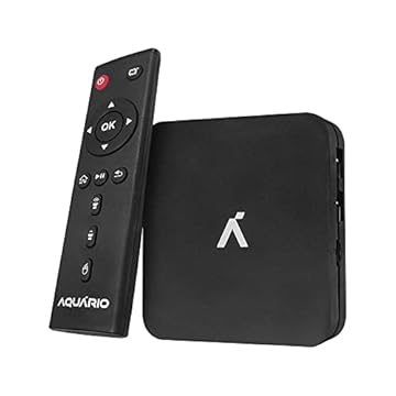 Tv Box Aquário Stv-3000 Padrão 4k 8gb Preto Com 1gb De Ram