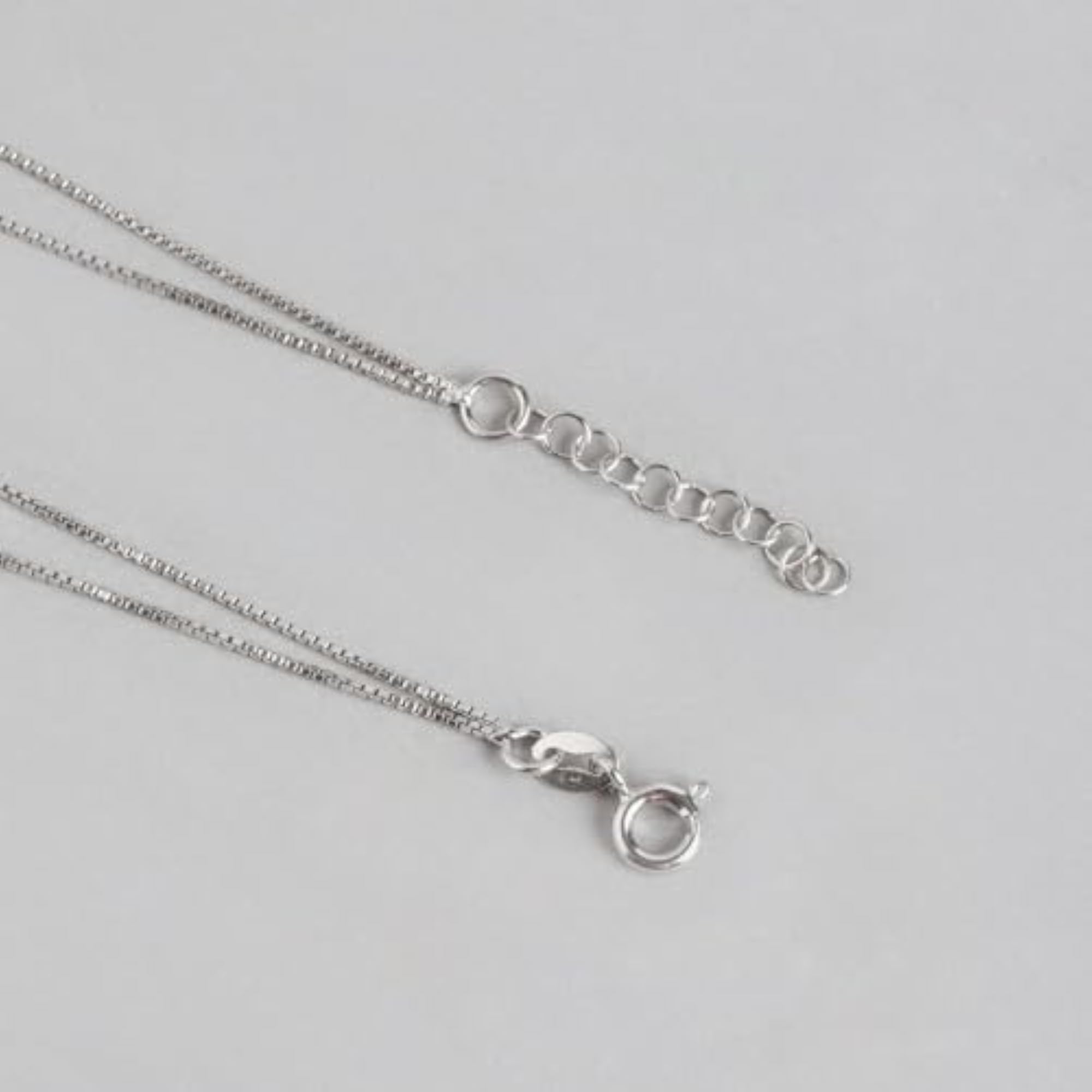 Women's 925 Sterling Silver Modest Leaf Rhodium Plated Chain Anklet, Single