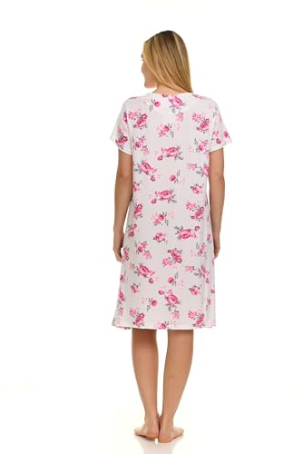 Image of Womens Nightgowns Sleepwear Soft Pajama Dress Nightshirts
