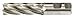 Putnam 97112 Cobalt Coarse Profile Roughing End Mill - MF SE NCC End Mill , 1 Diameter , Straight w/ Weldon Flats , Spiral Flute , Bright Finish (Pack qty. 1)
