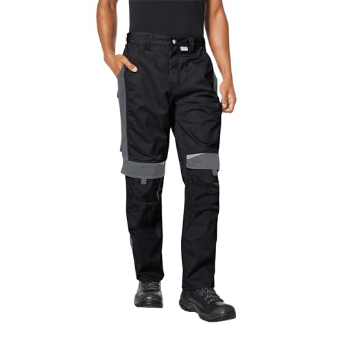 pka BESTWORK Arbeitshose Herren mit Stretch-Bund & Kniepolster-Taschen in...