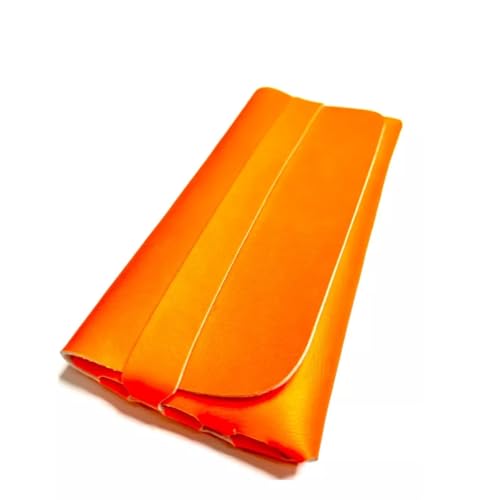 Case Capa Capinha Estojo Bolsinha Bolsa Óculos Feminino Masculino Proteção Não Risca (Laranja-Claro)