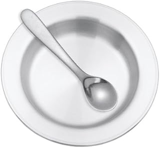 DANFORTH Classic Pewter Spoon Dish Set, Timeless Silver Dinnerware Set: Perfect for Everyday Dining & Special Occasions, Food Safe & Made i...
