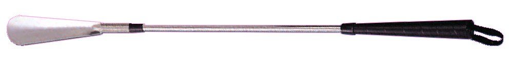 NRS Healthcare Long Handled Shoe Horn - Chrome Style